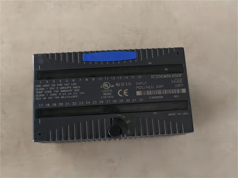 IC200MDL650 GE Fanuc PLC VersaMax Discrete Input Module 24VDC POS/NEG Logic (4 Groups Of 8) 32 Points