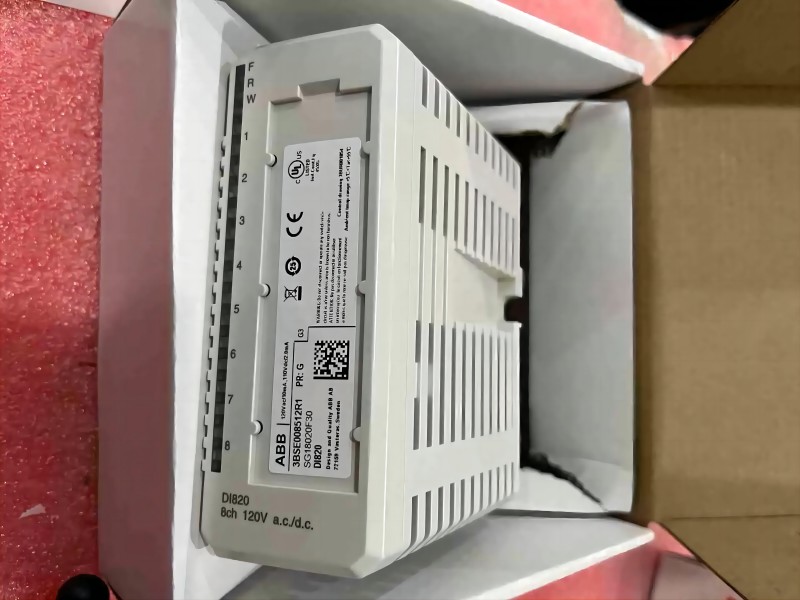 DI820 ABB S800 Digital Input Module 120V 8 CH PLC Spare Parts 3BSE008512R1